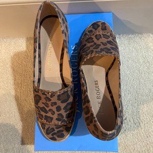 Jack Rogers Palmer Wedge Printed Linen Espadrille